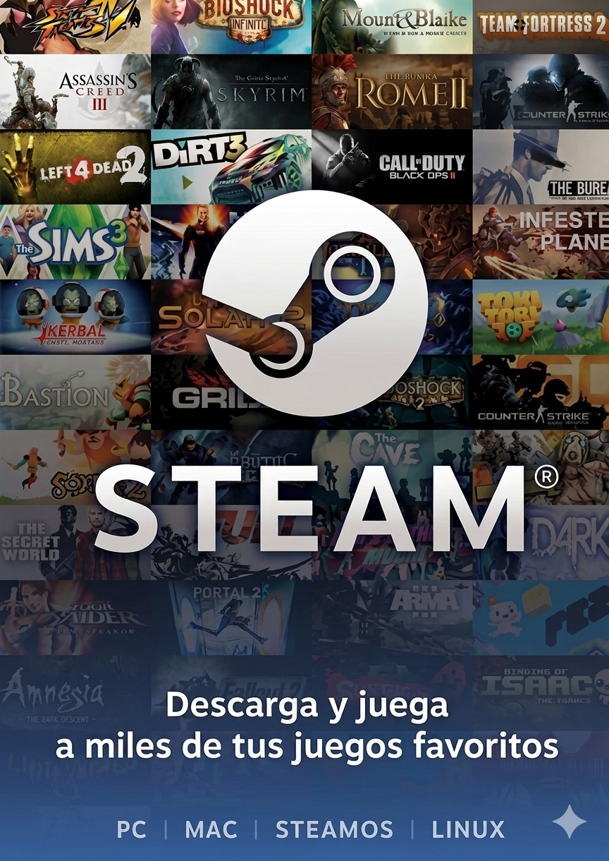 TARJETA DE REGALO STEAM 5$